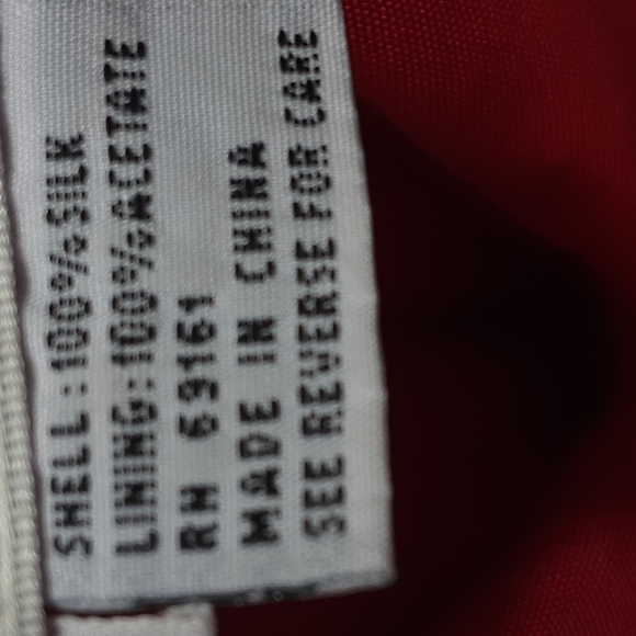 Red Silk Jacket - Picture 8 of 9